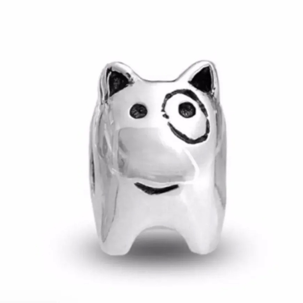 PANDORA Sterling Silver Dog Charm Doggie Bead Retired - 790258